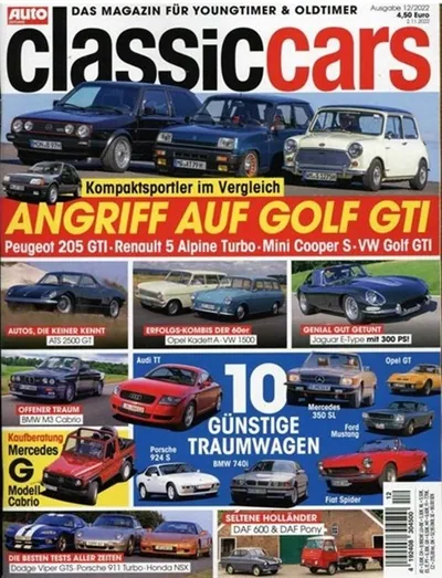 Classic Cars (DE), Aktuellt omslag