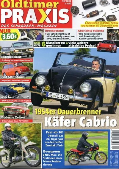 Oldtimer Praxis (DE), Aktuellt omslag